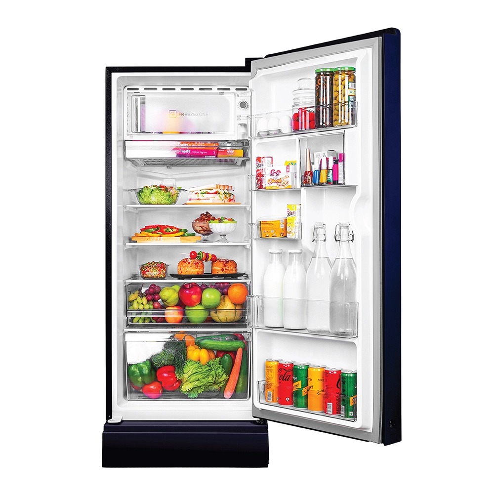 Haier 190L 5 Star Direct Cool Single Door Refrigerator with Toughened Glass Shelf - HRD-2105PMD-P